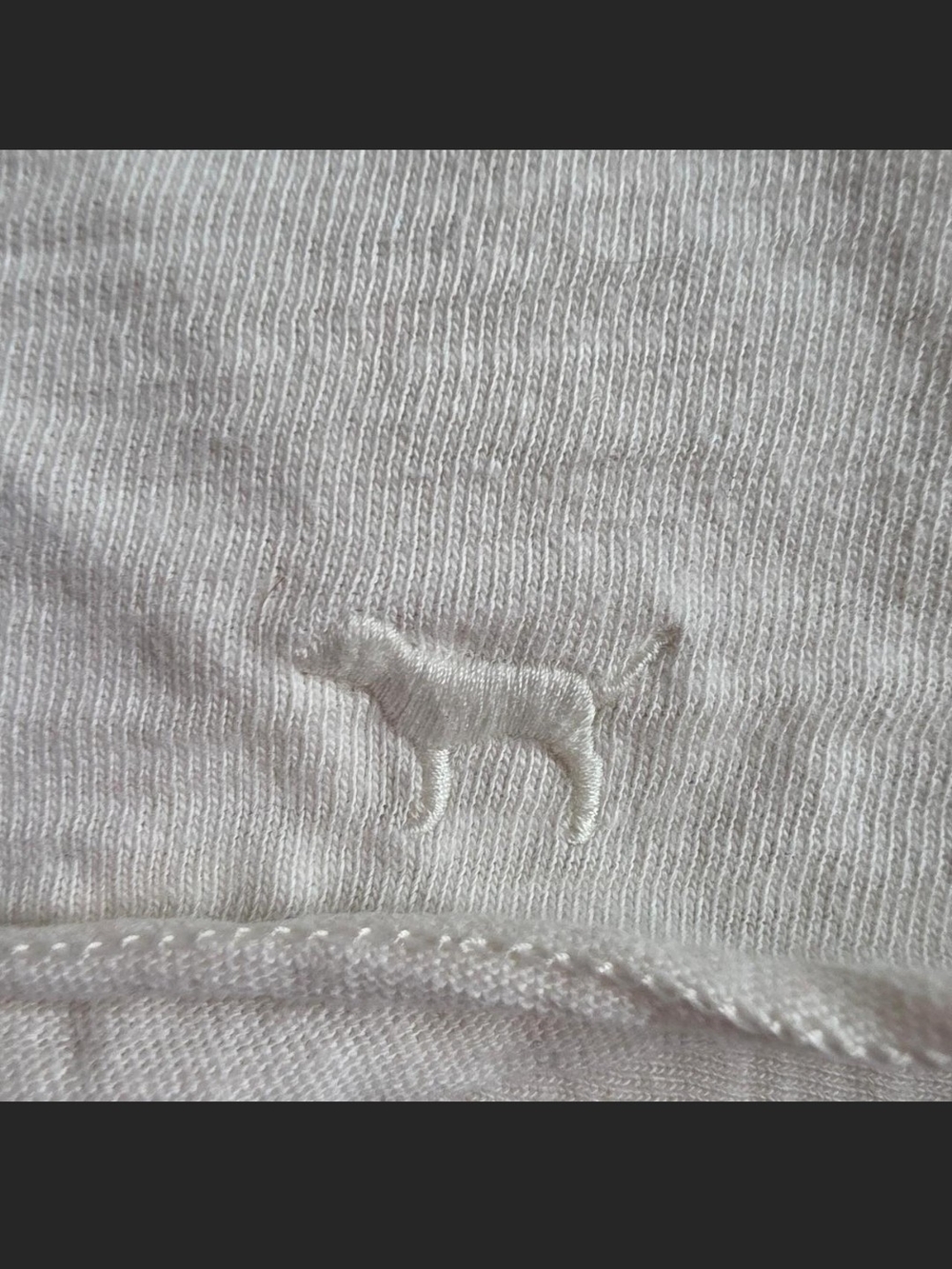 PINK Victoria's Secret Cream Cropped Top
